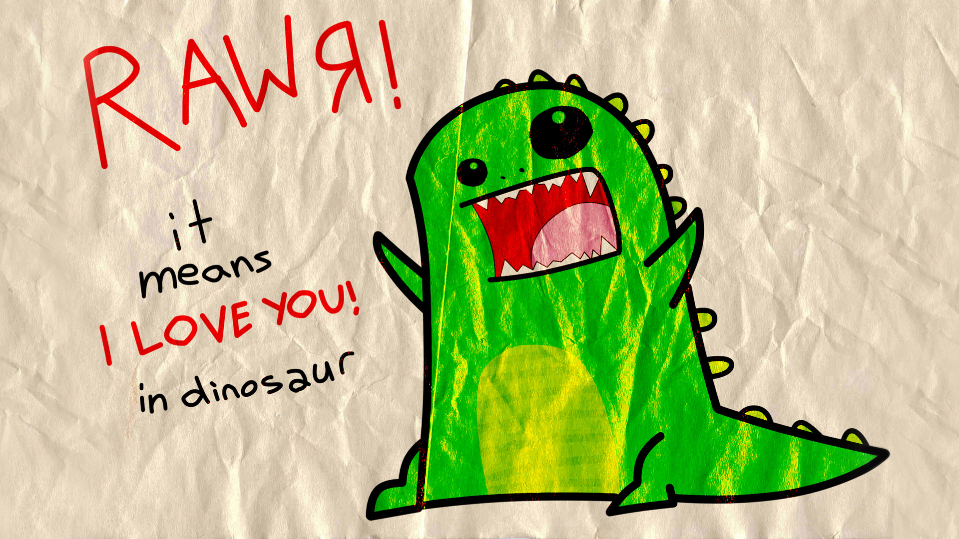Dinosaur Wallpaper Rawr Means I Love You In
