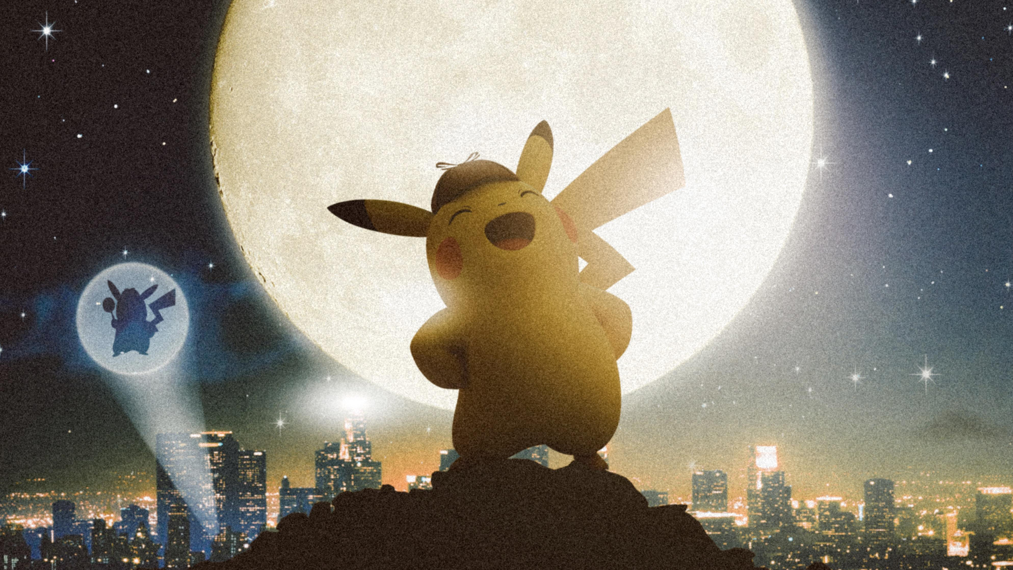 Pok Mon Detective Pikachu 4k Ultra HD Wallpaper Background Image