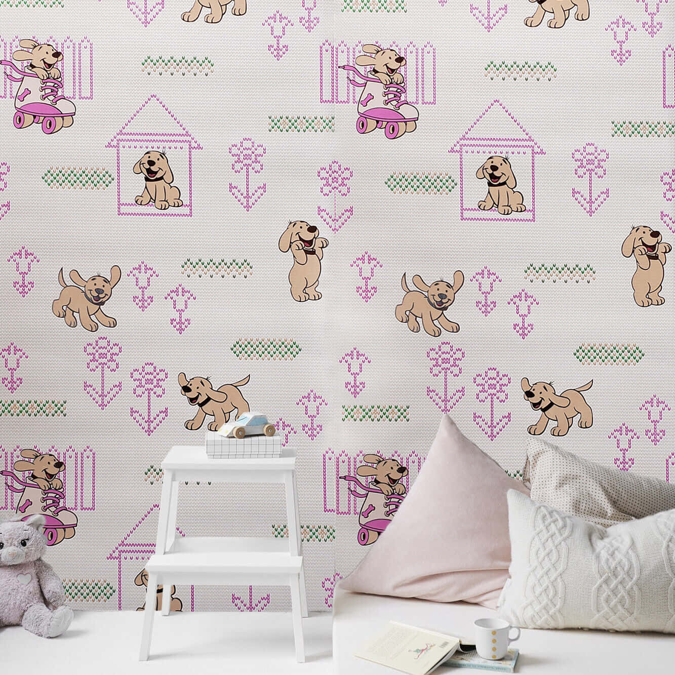 Pink Puppies Wallpaper