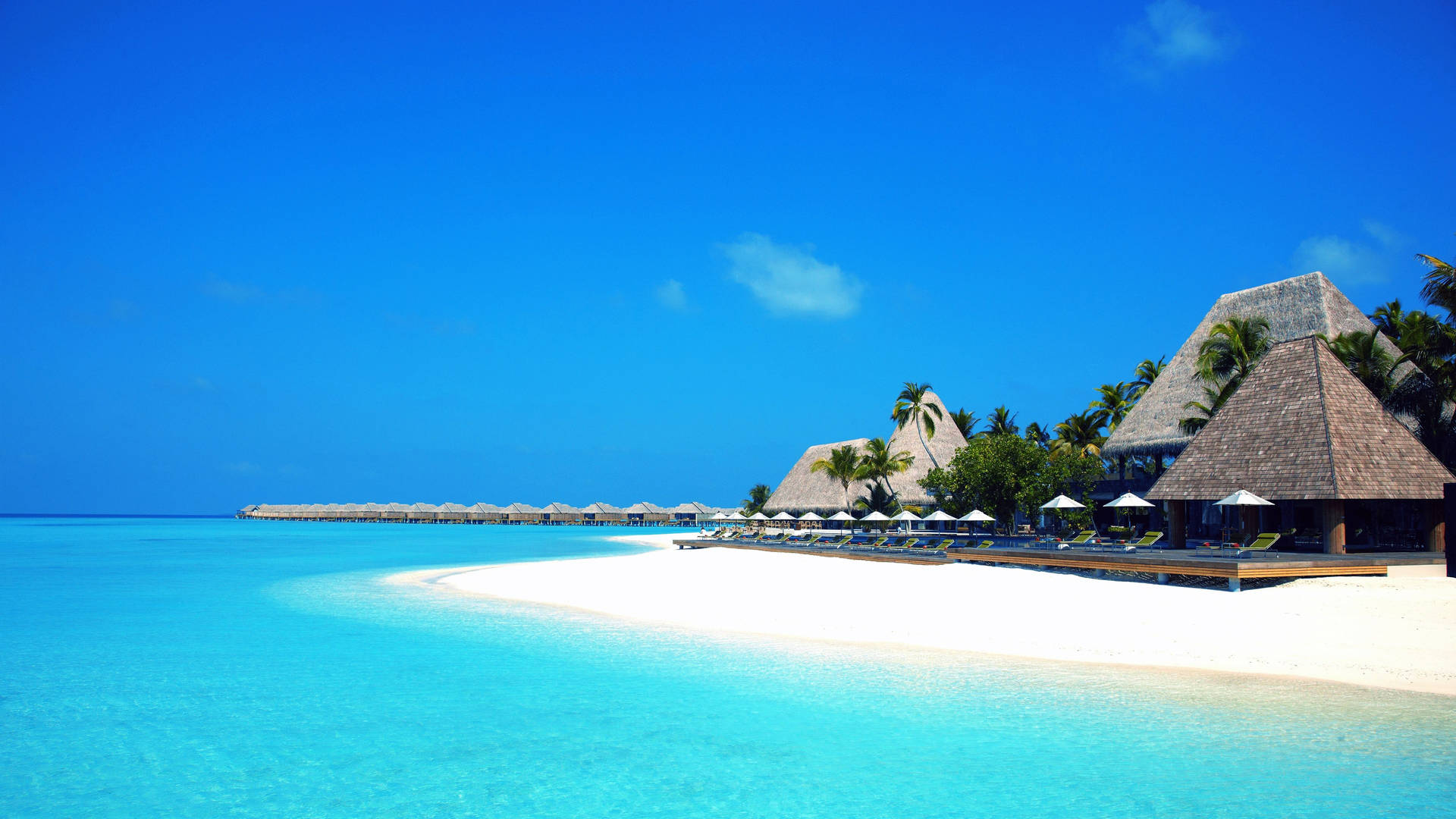 White Beach Wallpaper