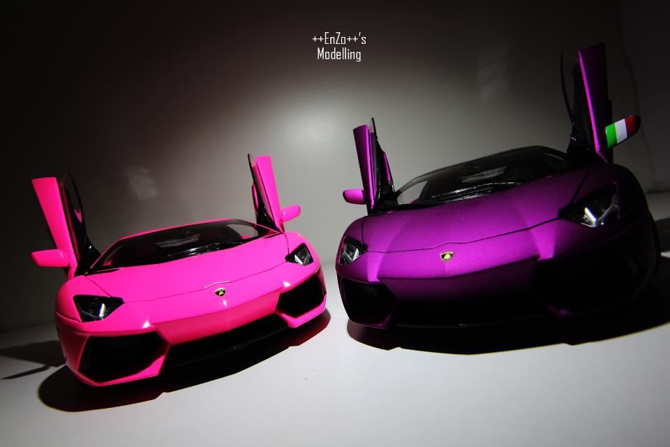 Lamborghini Aventador Purple And Pink Pictures HD Wallpaper