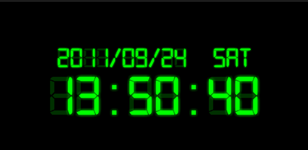 Digital clock screensaver windows - mazpop