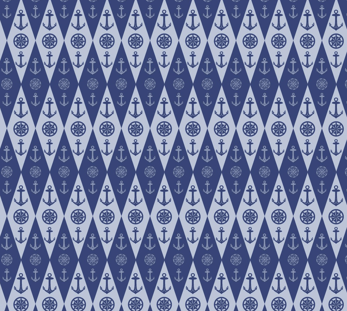Anchor Nautical Design Surface Pattern Quagga Fabrics And Wallpaper