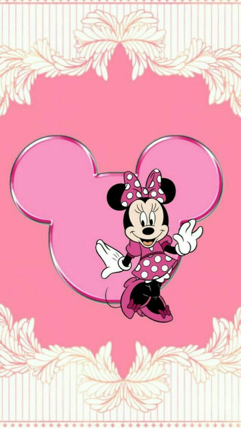 Minnie Mouse Cute Pink Polka Dots HD Wallpaper By Zerohero27