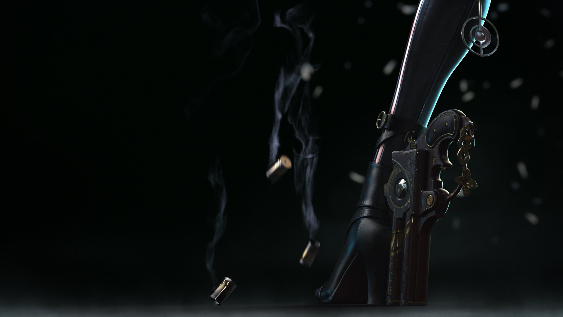 Heel Gun And Smoking Bullets   Action Games Wallpaper Image featuring