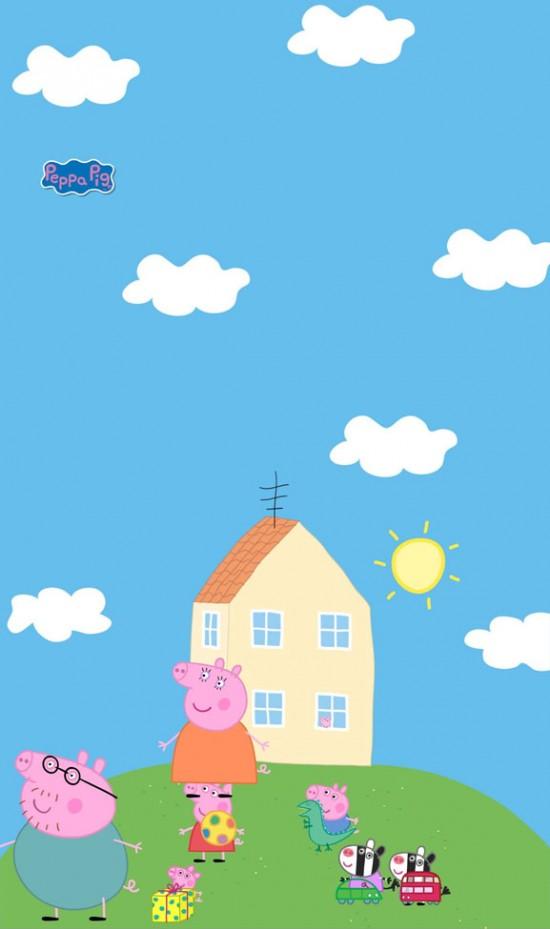 Peppa Pig House Wallpaper Discover more Anime, Cartoon, Peppa Pig