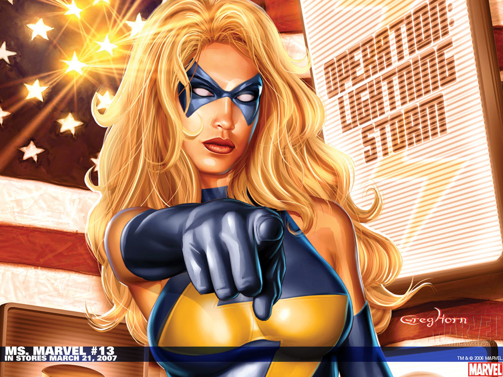 Ms Marvel Elegant Wallpaper