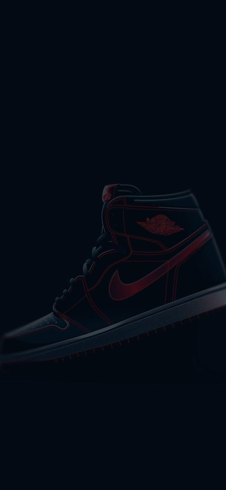 Nike Air Jordan I Dark Wallpaper 4k