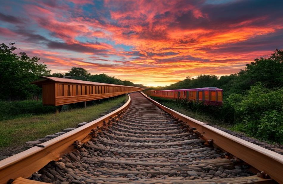 HD Train Tracks Wallpaper