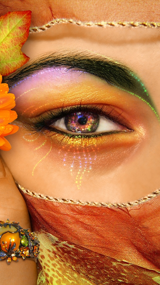 Beautiful Eye Makeup iPhone Plus And Wallpaper