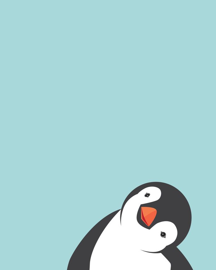 Penguin Art Print By Marie Lucas Society6 iPhone Wallpaper In