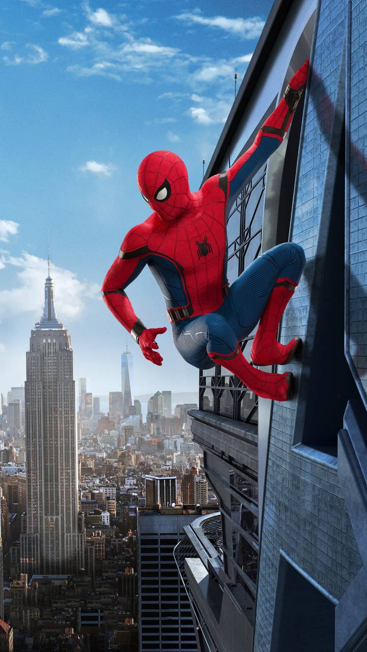 Spider Man Homeing Phone Wallpaper Top