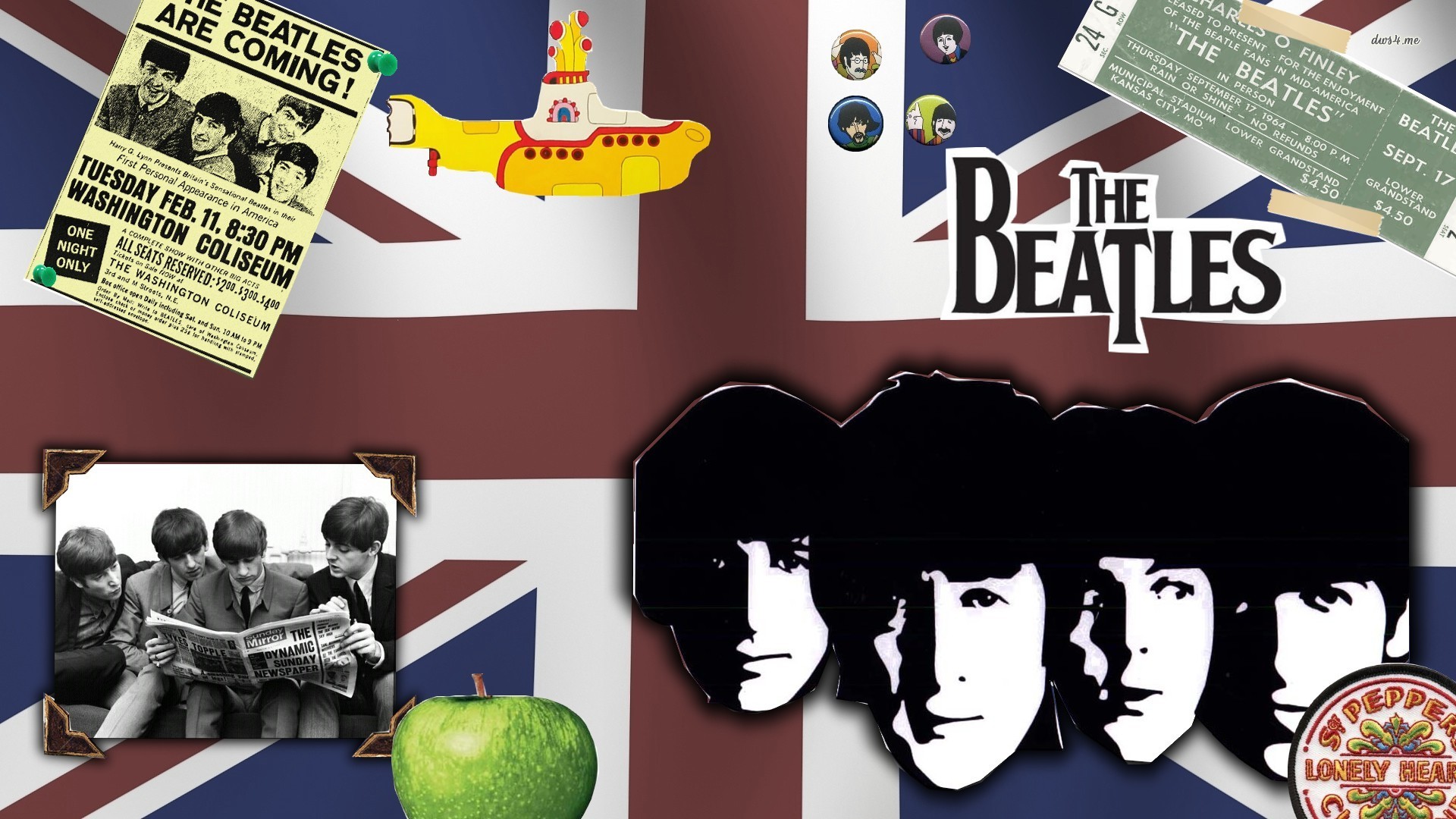 The Beatles Wallpaper More