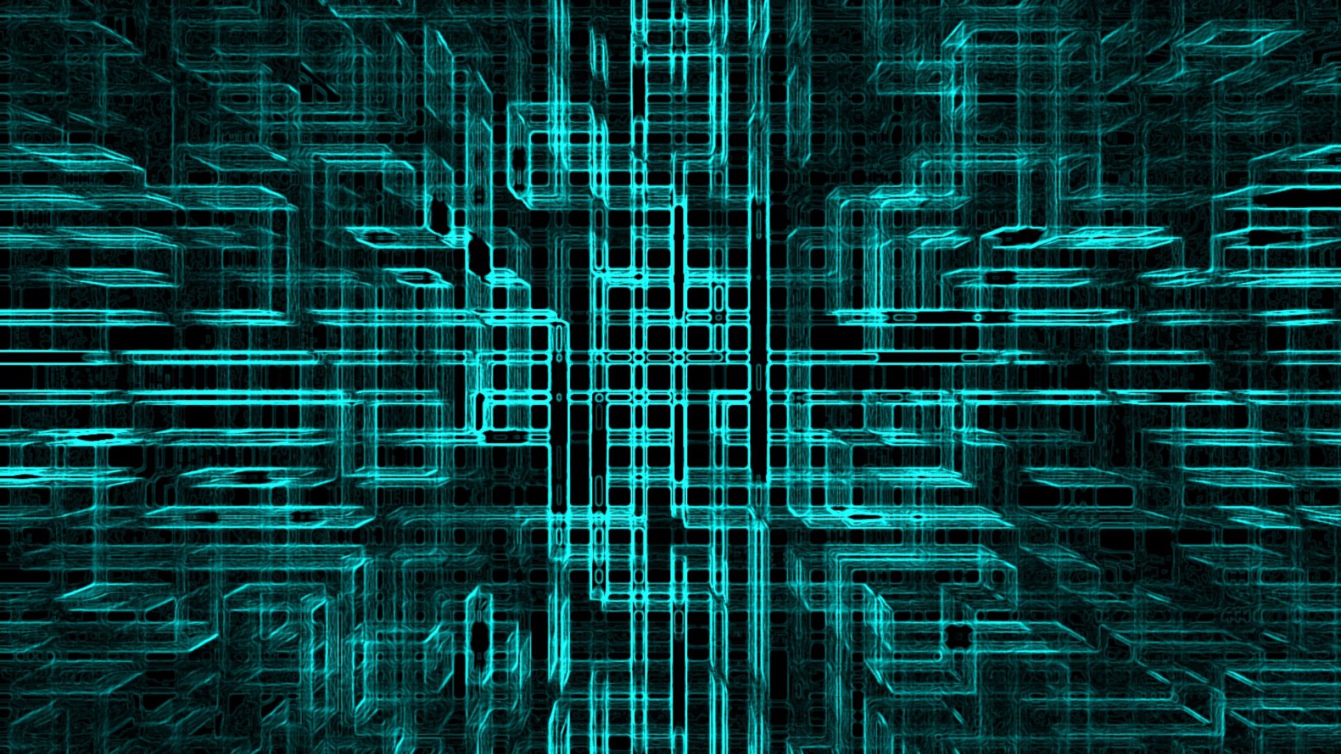 Fururistic Grid Pattern Futuristic Wallpaper HD