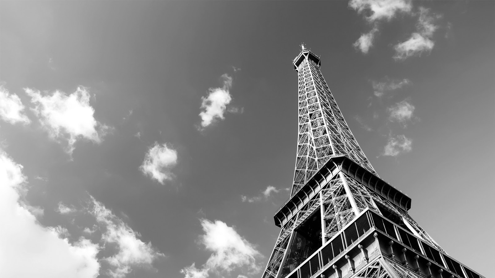 Eiffel Tower Paris Black And White Photos
