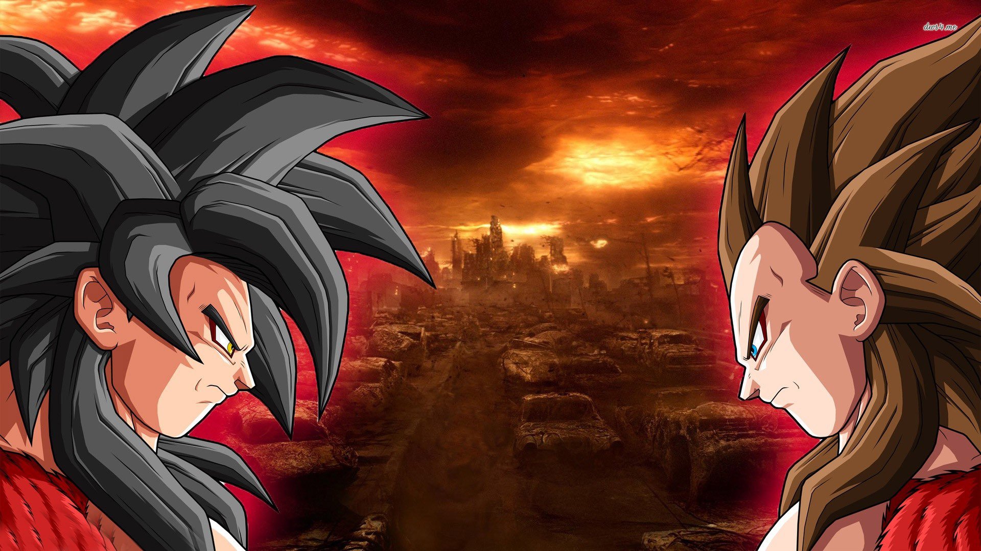 Goku vs Vegeta   Dragon Ball Z wallpaper 1280x800 Goku vs Vegeta