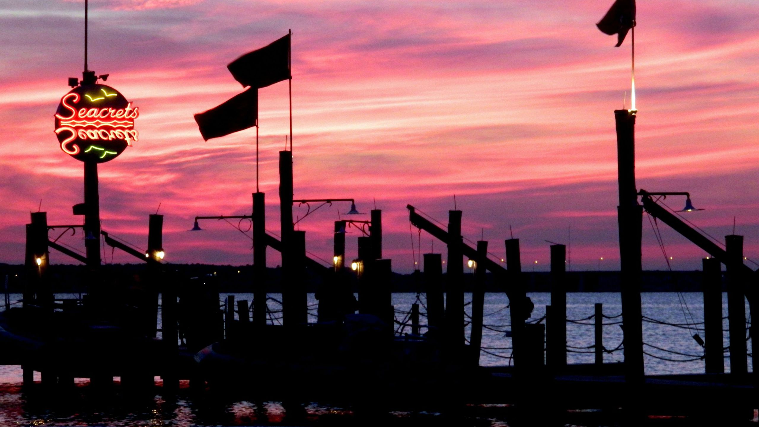 Bot Sunset On The Bay Seacrets In Ocean City Md WqHD