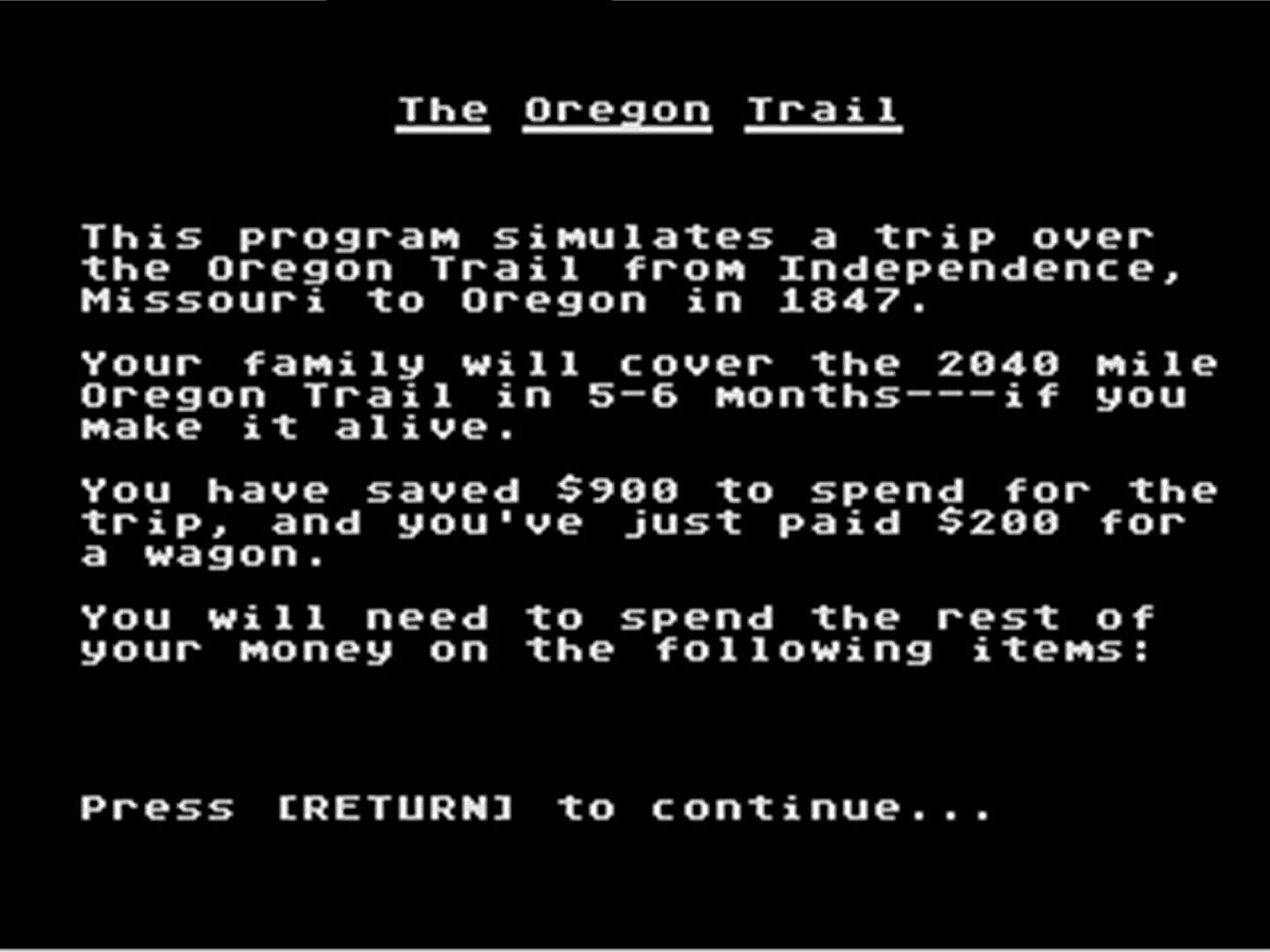 Video Game The Oregon Trail Wallpaper Gaming