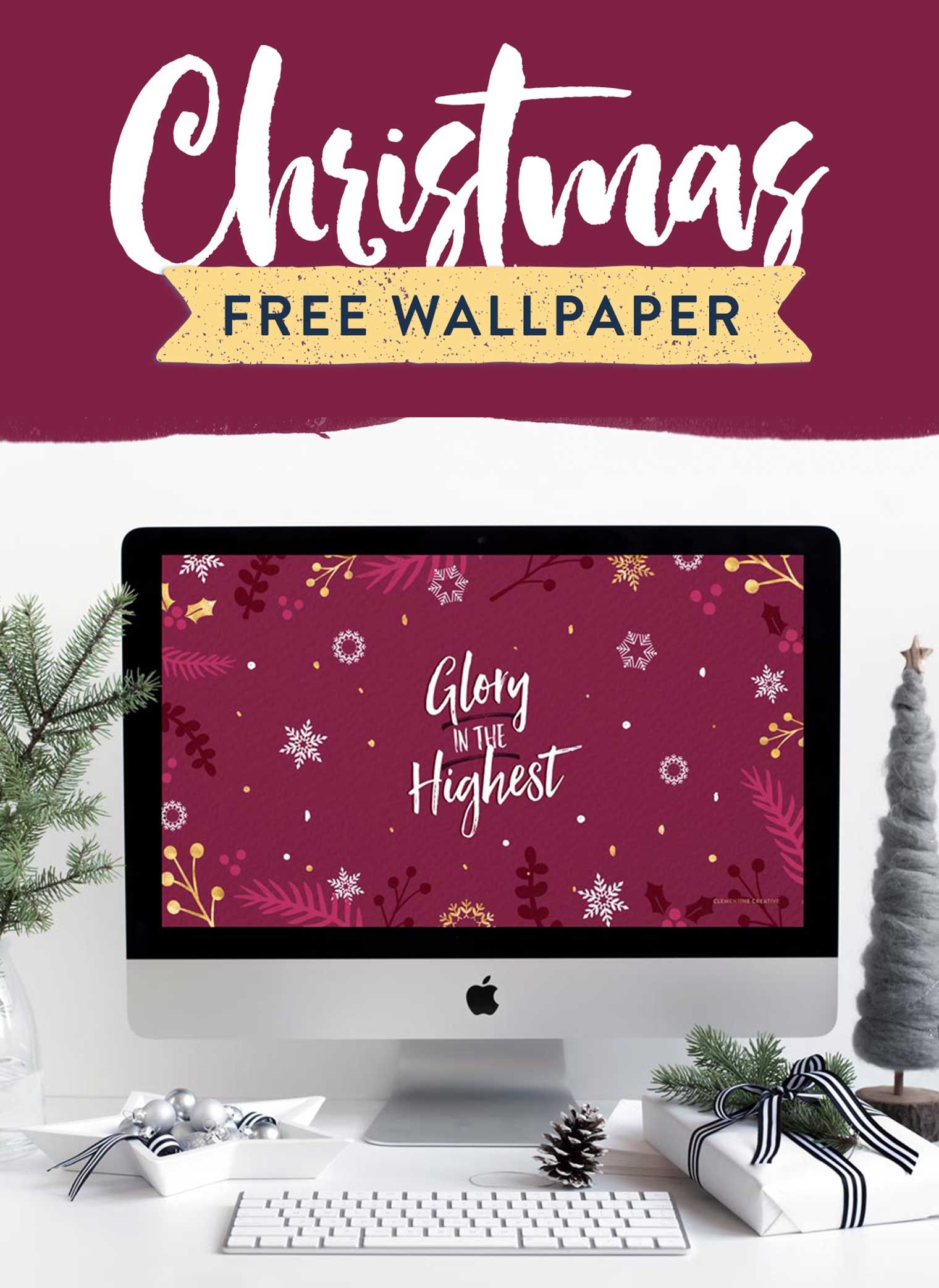Christmas Desktop Wallpaper Glory In The Highest