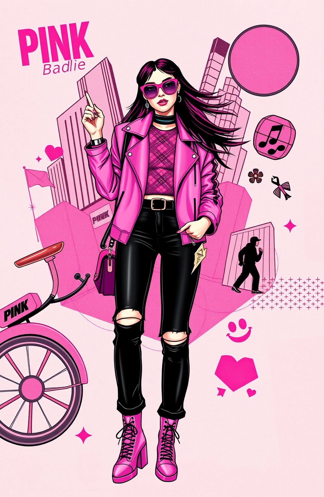 Pink Baddie Wallpaper