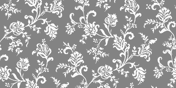 Grey Flowers Background Gray
