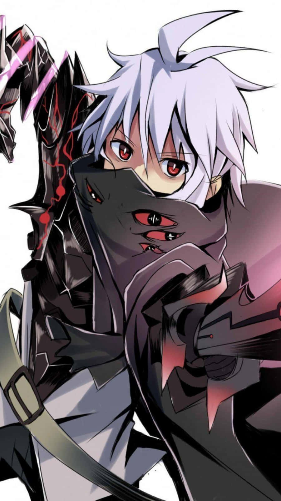 Cool Anime Character Ready For Action Wallpaper