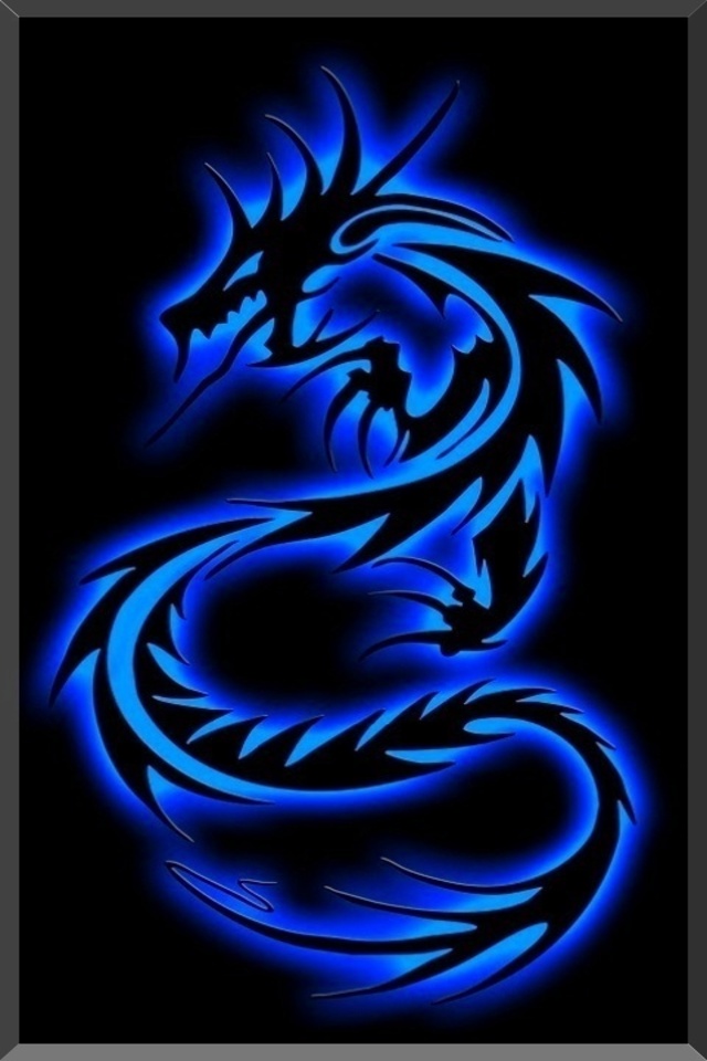 Tribal Dragon Abstract Background For Your iPhone