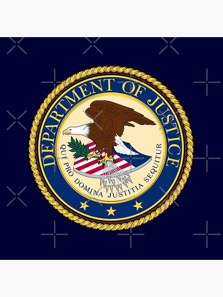 United States Department Of Justice Doj Seal Art Board Print By