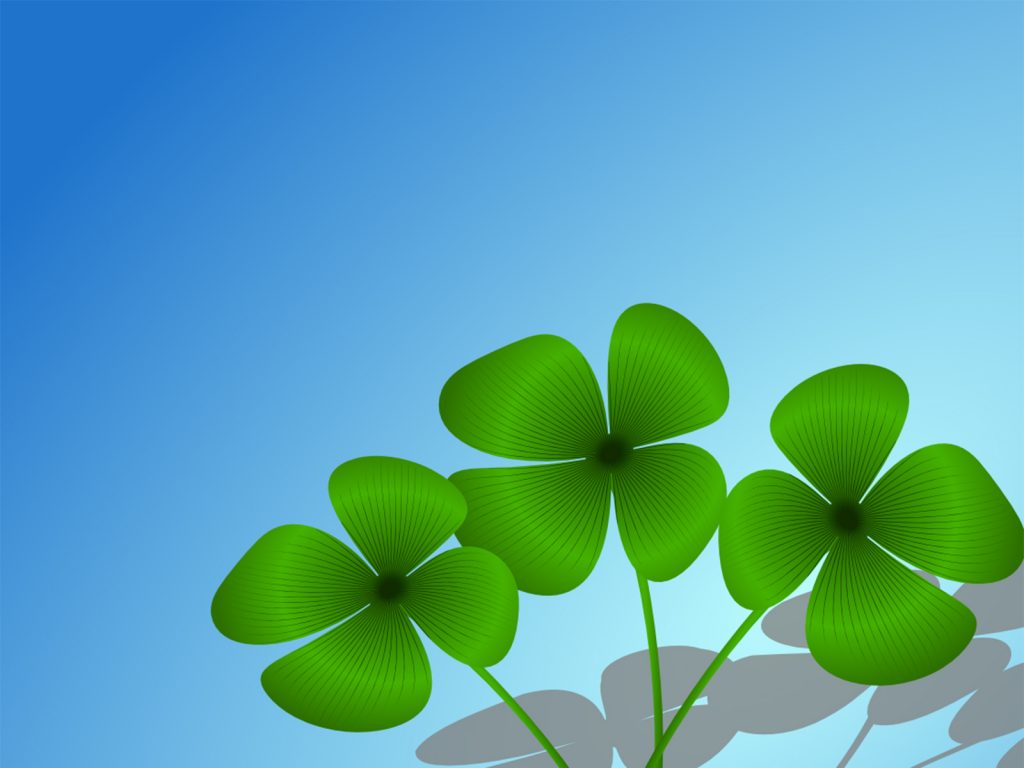 Lucky Charm Background Nature Landscapes Powerpoint