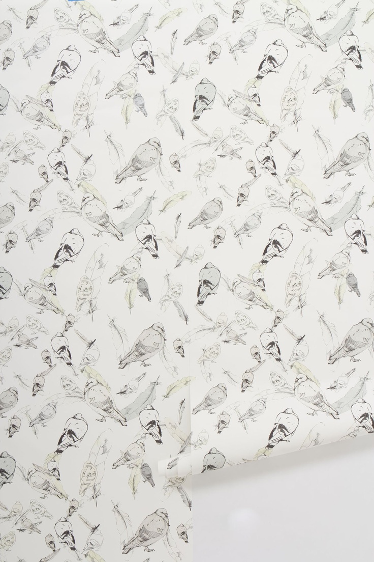 Aviary Wallpaper Anthropologie Papiers Peints
