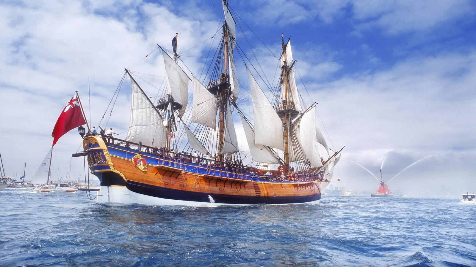 HD Sailing Ships Tall Ship Desktop Wallpaper