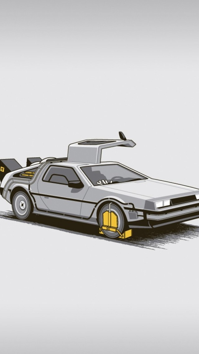 Back To The Future Wallpaper For iPhone