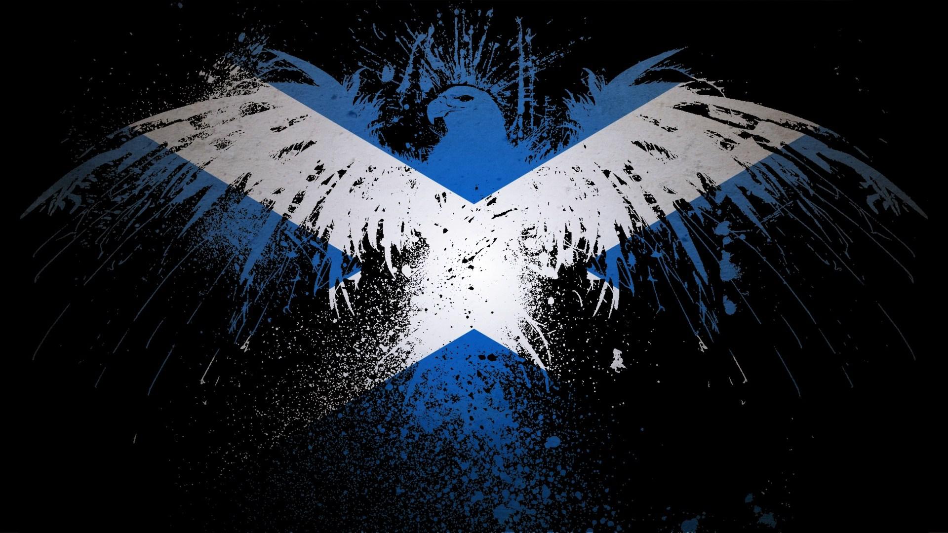 HD Scotland Eagle Flag Wallpaper