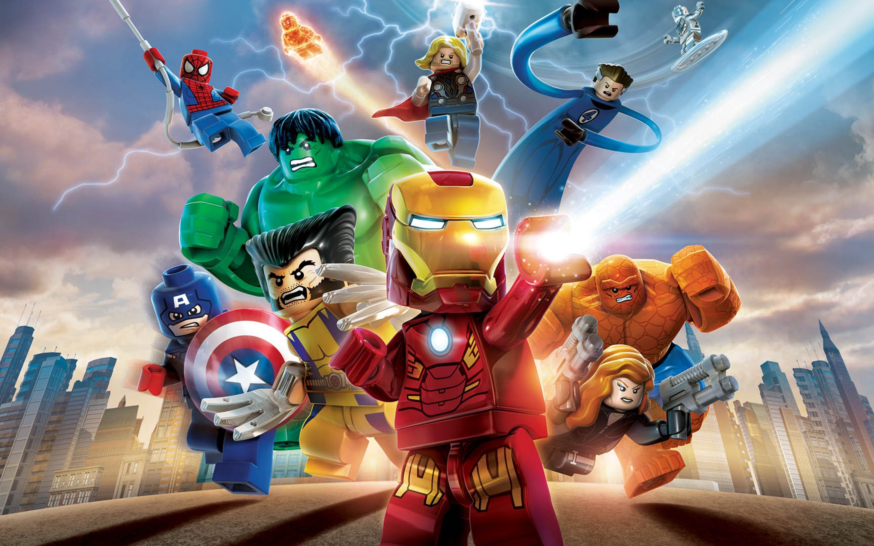 Fond D Cran Du Jeu Lego Marvel Super Heroes