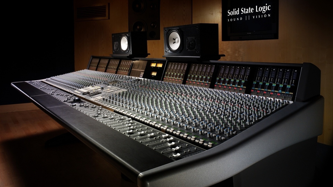 Wallpaper Recording Studio Musical Equipment Professionals Hi Tech