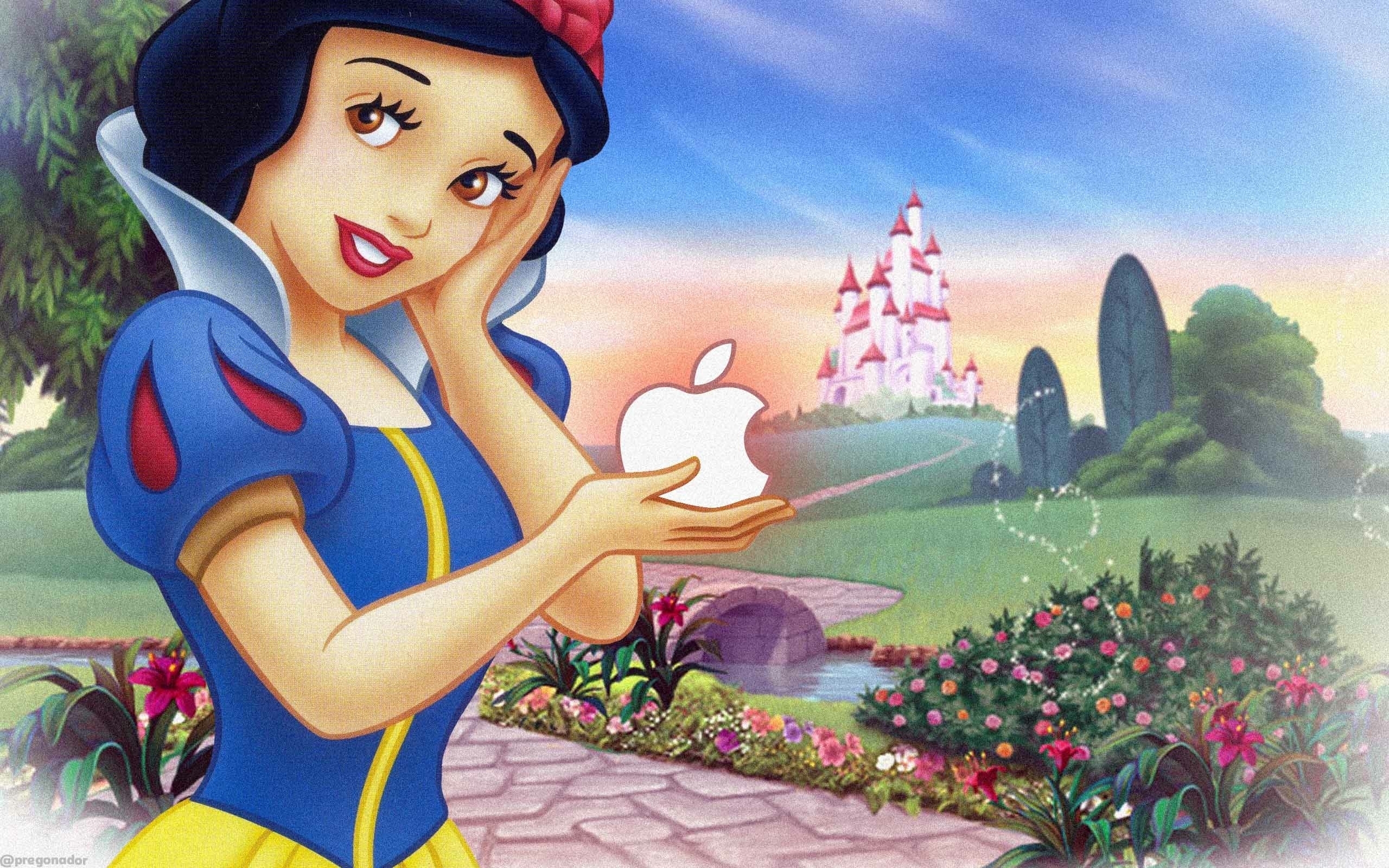 Disney Pany Mac Snow White Carlos Princesses HD Wallpaper