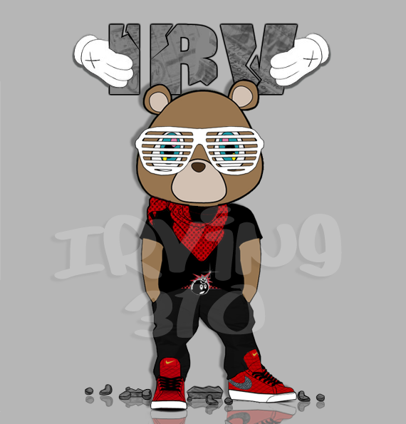 Kanye West Bear[pic request] in Sneaker Design Conceptual Art