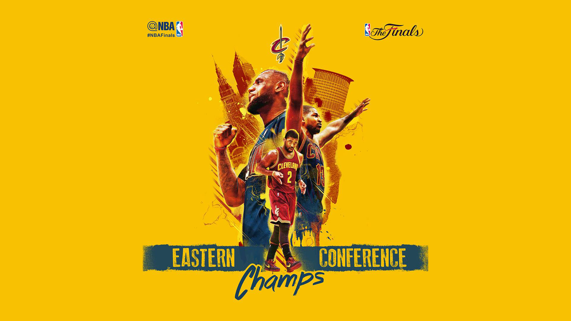 Cleveland Cavaliers Eastern Conference Champions Wallpaper