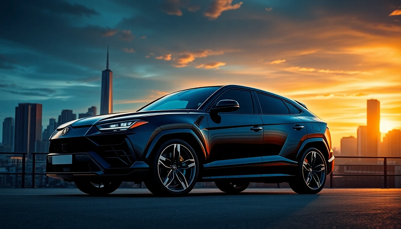 Lamborghini Urus Black Wallpaper