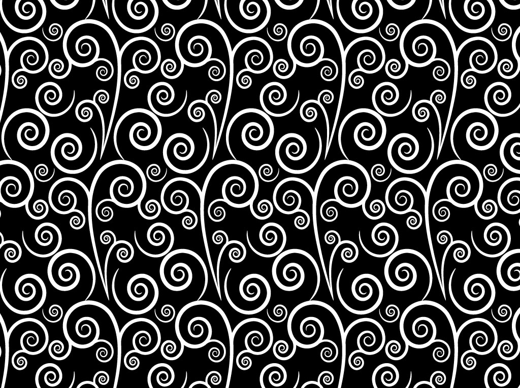 Seamless Vector Background Pattern In A Black And White Color Scheme
