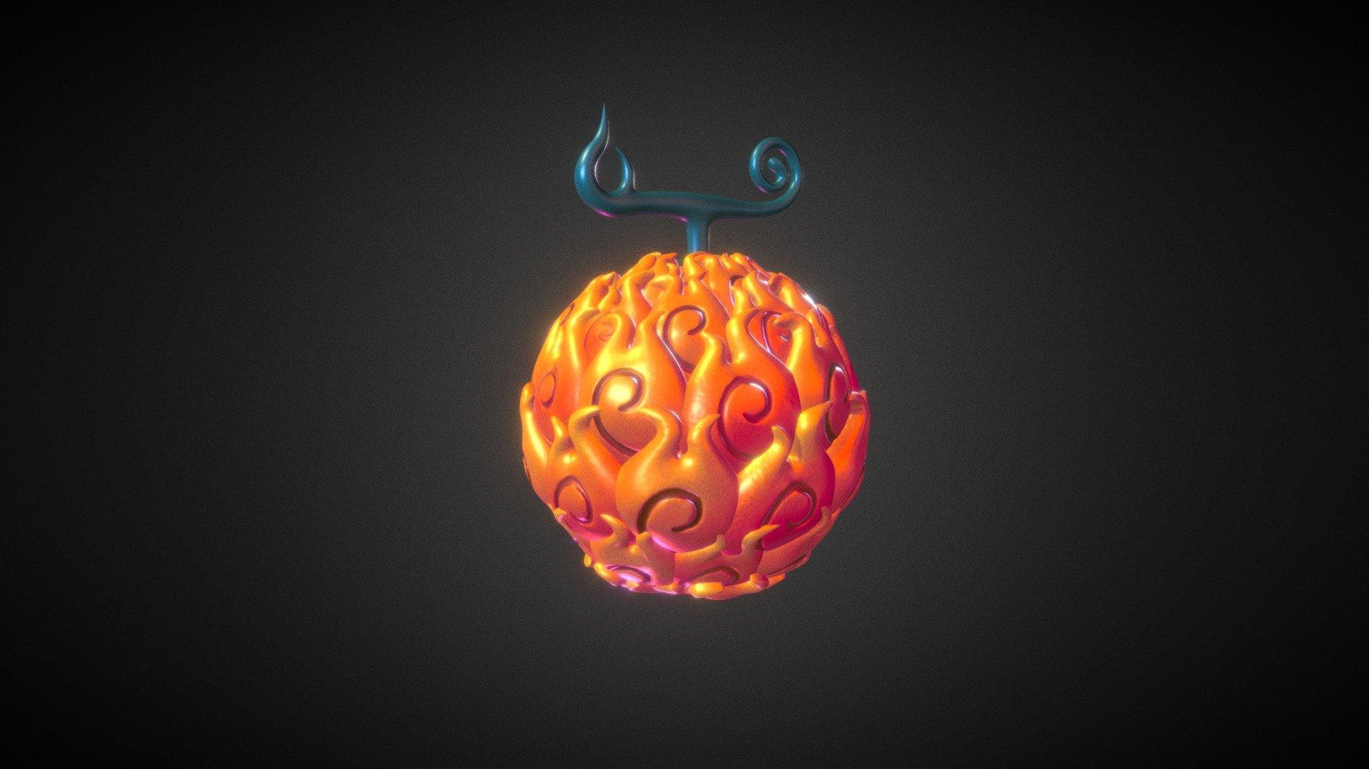Devil Fruit From Onepiece 3d Model By Wendell Doc