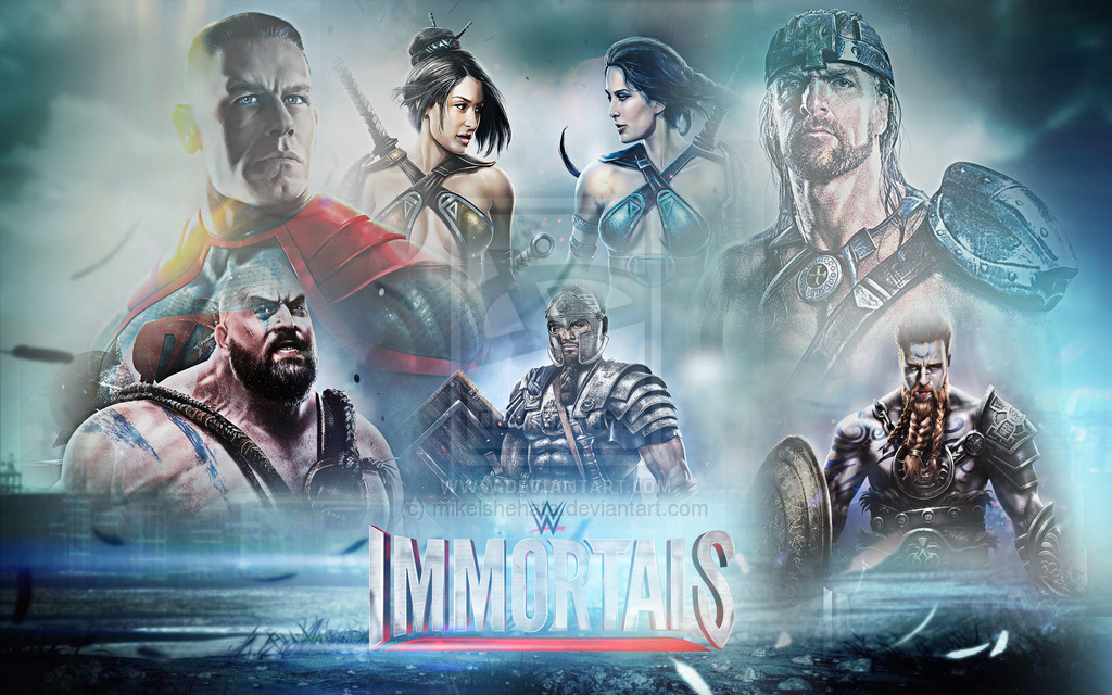 Wwe Immortals Game Wallpaper By Mikelshehata