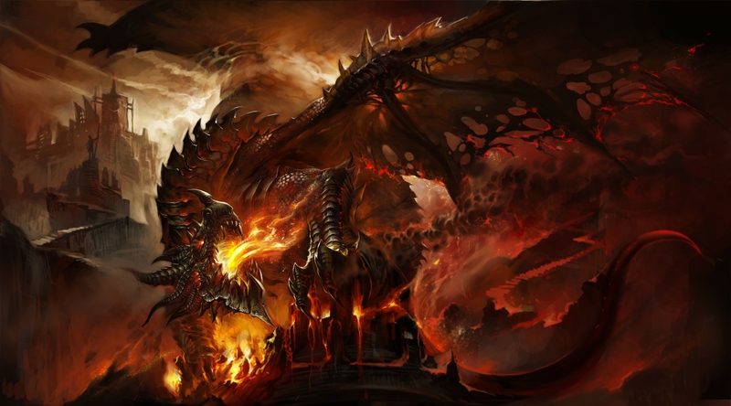 Tofix Deathwing World Of Warcraft Cataclysm Fanart Wallpaper