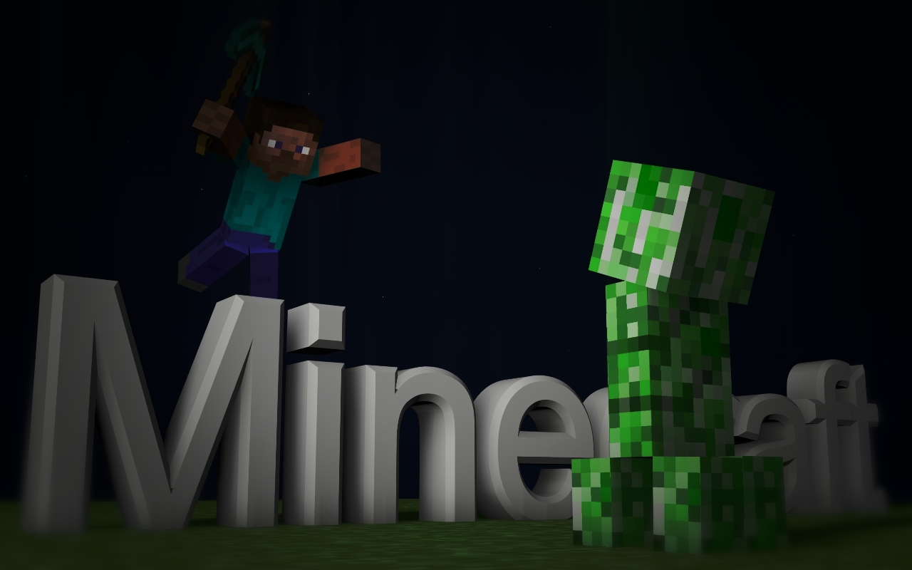 Slow Motion Minecraft Wallpaper W Visual Effect By
