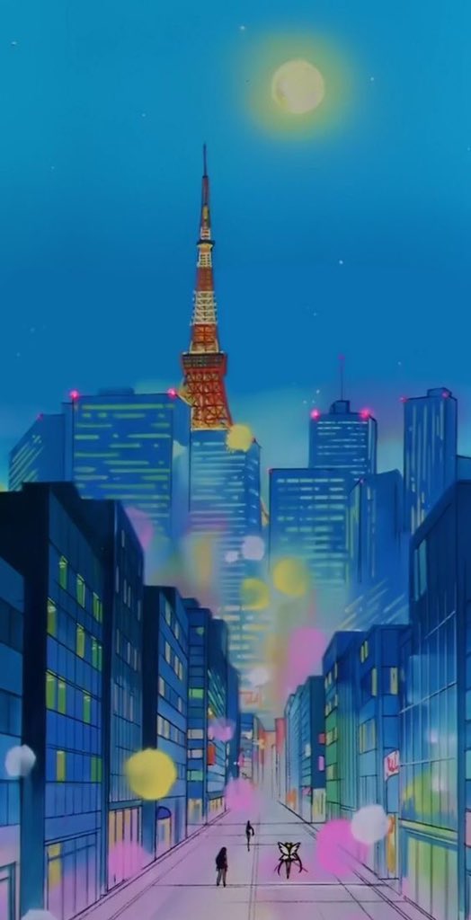 on 90s Sailor Moon Scenery Wallpapers