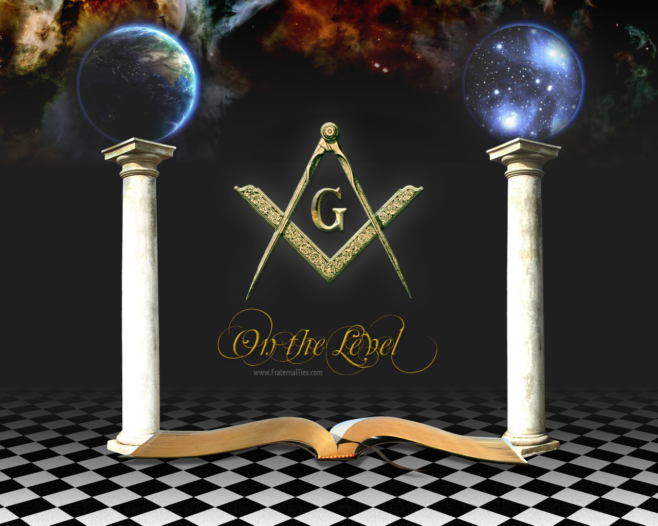 SC 2108bChrome Masonic Logo HD Wallpaper Clipart Freemason Templar Art