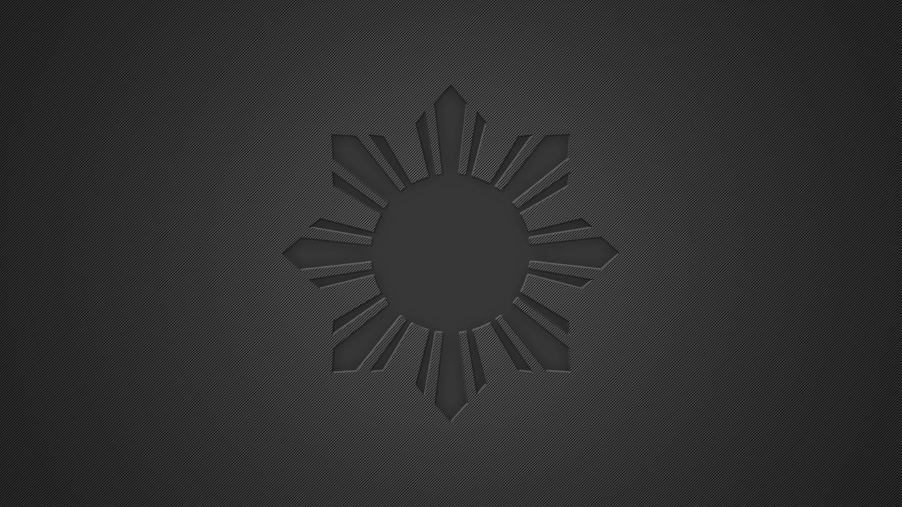 Philippine Sun Background Grey By Francis115 Customization Wallpaper