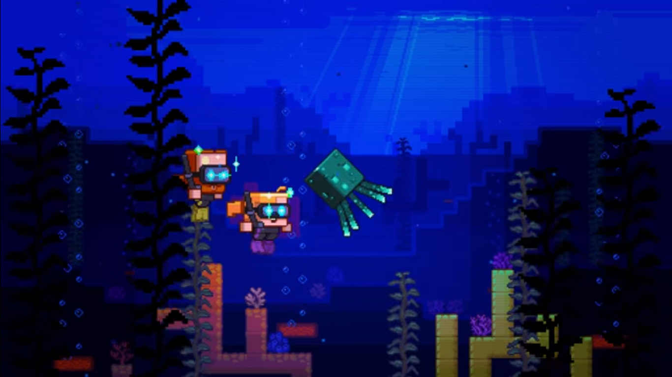 Glow squid has a mesmerizing effect new way of mob transport