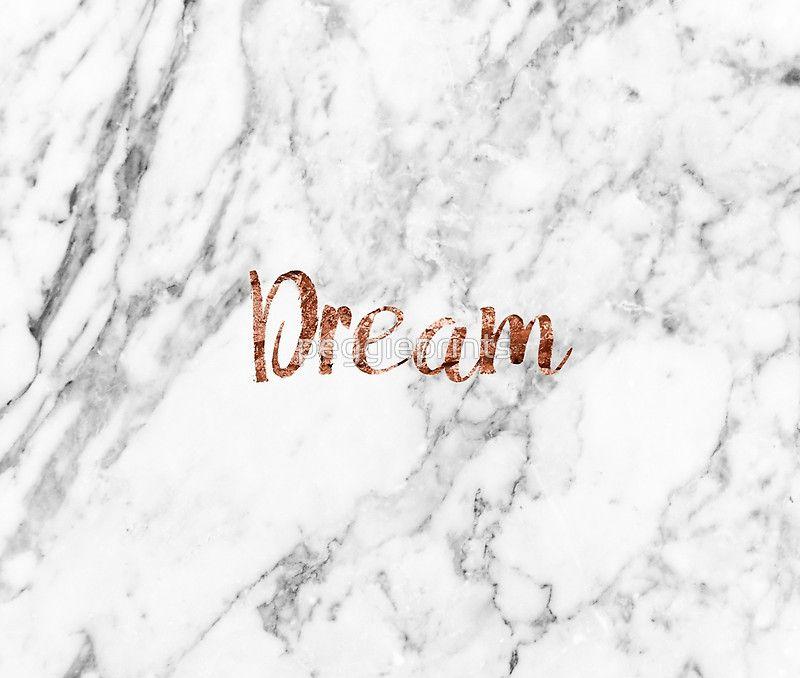 Rose Gold On Marble Dream Cute Laptop Wallpaper Watercolor