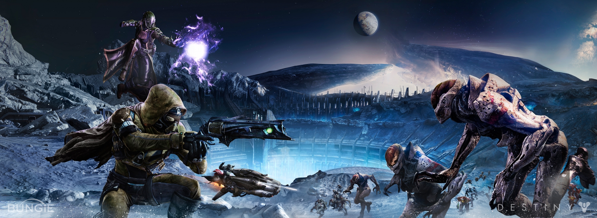 Reveals Breathtaking HD panoramic Wallpapers for Destiny PS4 and Xbox